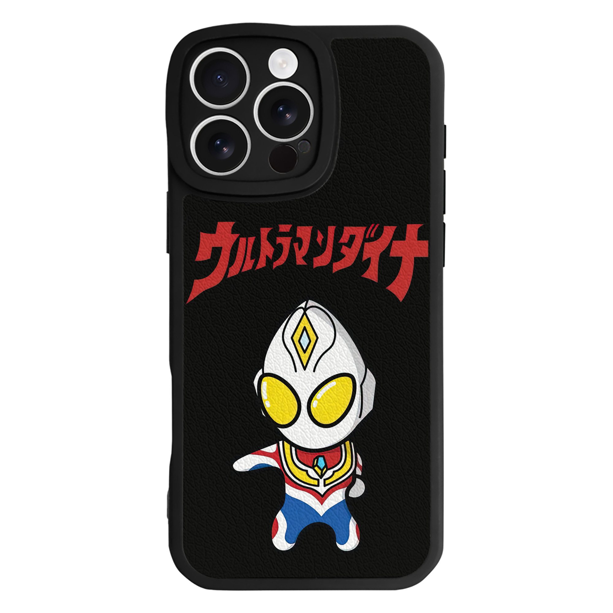 （画像用） ウルトラマン Ultraman 【iPhone 16シリーズ対応】シリコンスマホケース（レザー調） 材質：シリコン